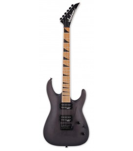 Guitarra elétrica Jackson modelo JS24 DKAM Dinky na cor preta