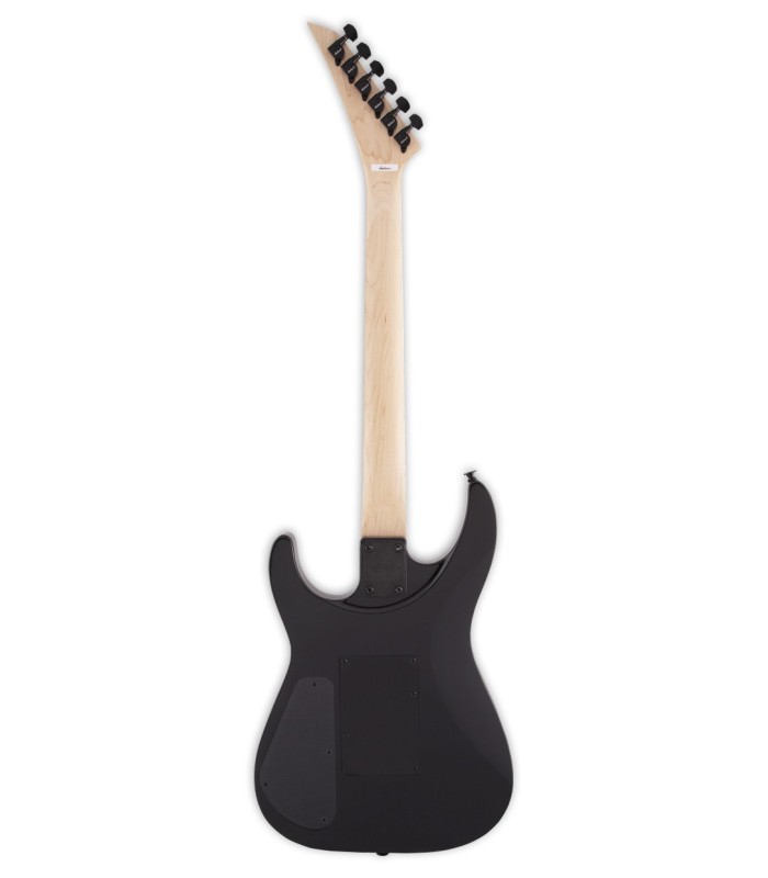 Espalda de la guitarra eléctrica Jackson modelo JS32Q DKAM Dinky verde