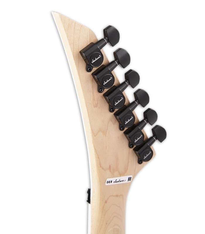 Machine heads of the electric guitar Jackson model JS32Q DKAM Dinky in green