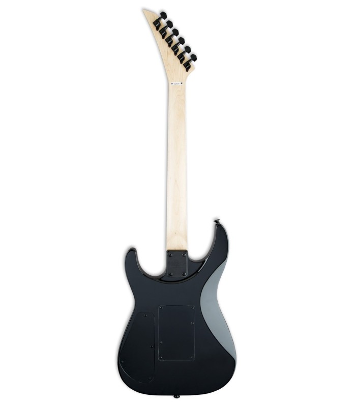 Espalda de la guitarra eléctrica Jackson modelo JS32Q DKAM Dinky Dark Sunburst