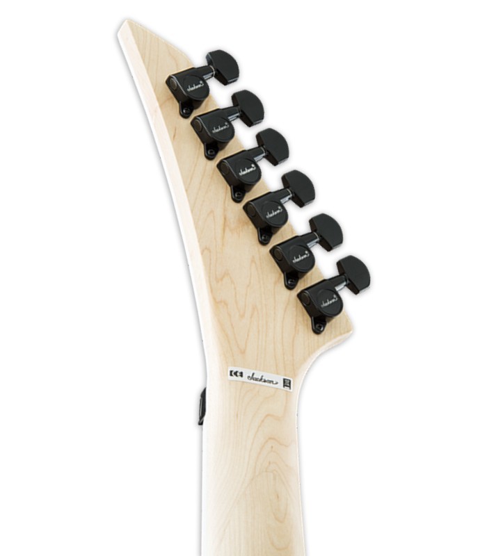 Clavijero de la guitarra eléctrica Jackson modelo JS32Q DKAM Dinky Dark Sunburst