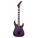 Electric guitar Jackson model JS32Q DKAM Dinky in purple color