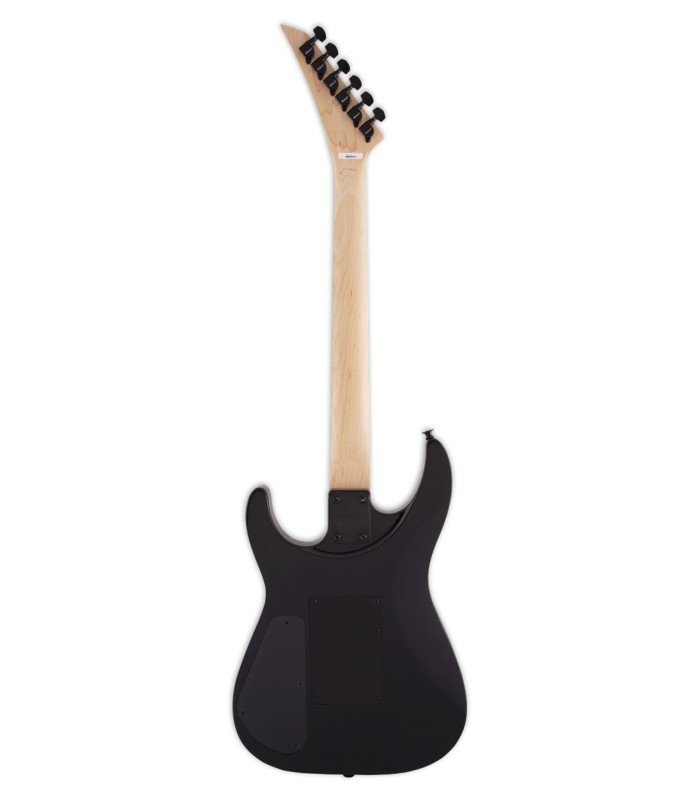 Espalda de la guitarra eléctrica Jackson modelo JS32Q DKAM Dinky Purple Burst