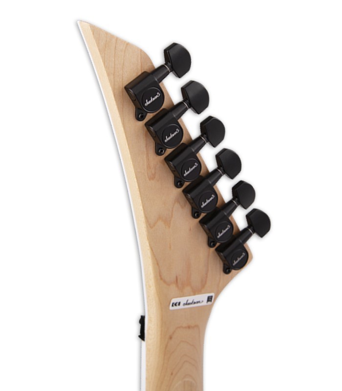 Clavijero de la guitarra eléctrica Jackson modelo JS32Q DKAM Dinky Purple Burst