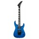 Guitarra eléctrica Jackson modelo JS32Q DKAM Dinky en color azul transparente