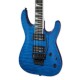 Body and pickups of the electric guitar Jackson model JS32Q DKAM Dinky in blue