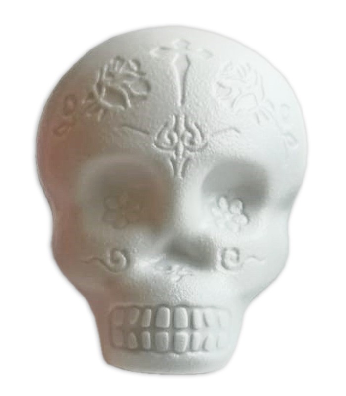 Shaker LP modelo LP006 Skull Shaker na cor branca