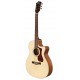 Guitarra elétroacústica Guild modelo OM-240CE com acabamento natural