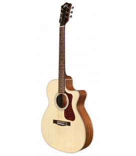 Electroacoustic Guitar Guild OM 240CE Orchestra Cutaway Natural Spruce Mahogany