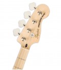 Head of the bass guitar Fender Squier model Affinity Precision Bass PJ FSR MN in Surf Green green