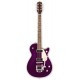 Electric guitar Gretsch model G5210 P90 Electromatic Jet Single Cut Two 90 with amethist finish