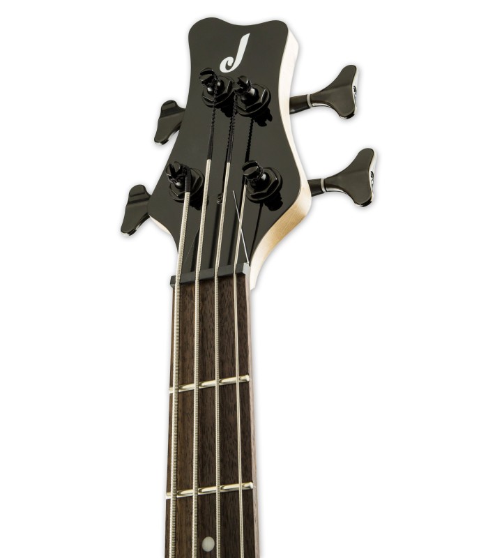 Cabeça da guitarra baixo Jackson modelo JS2 Spectra Gloss Black