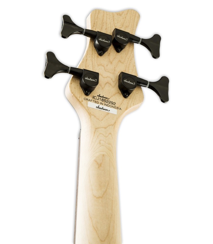 Carrilhão da guitarra baixo Jackson modelo JS2 Spectra Gloss Black