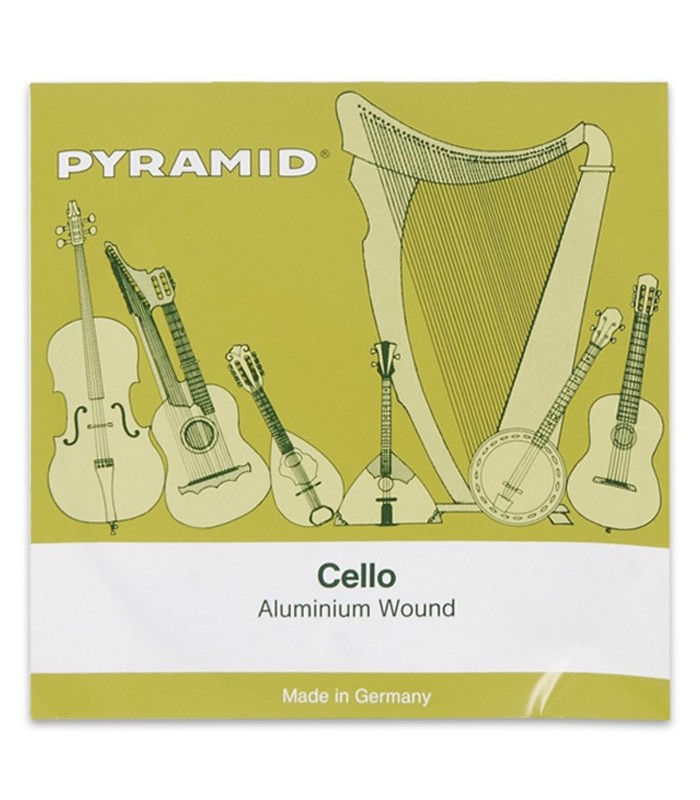 Corda individual Pyramid modelo 170102 Ré para violoncelo de tamanho 1/4