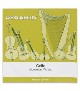 Corda individual Pyramid modelo 170101 Lá para violoncelo de tamanho 1/4