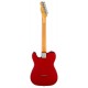 Back of the electric guitar Fender Squier model 40th Anniversary Tele Vintage Ed Satin Dakota Red