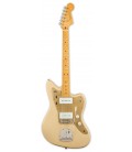 Guitarra elétrica Fender Squier modelo 40th Anniversary Jazzmaster Vintage Edition com acabamento Satin Desert Sand
