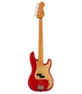 Bass Guitar Fender Squier 40th Anniversary Precision Bass Vintage Edition Satin Dakota Red