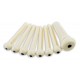 Set of pins in beige plastic Fender for acoustic guitar bridge