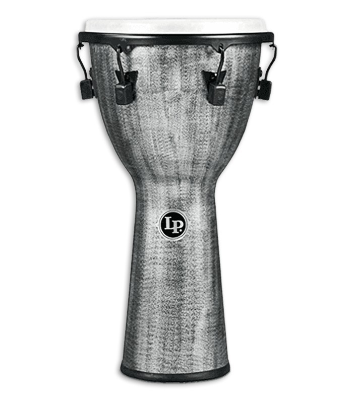 Djembe LP modelo LP727G World Beat FX de 12 1/2" com afinação mecânica e acabamento cinza