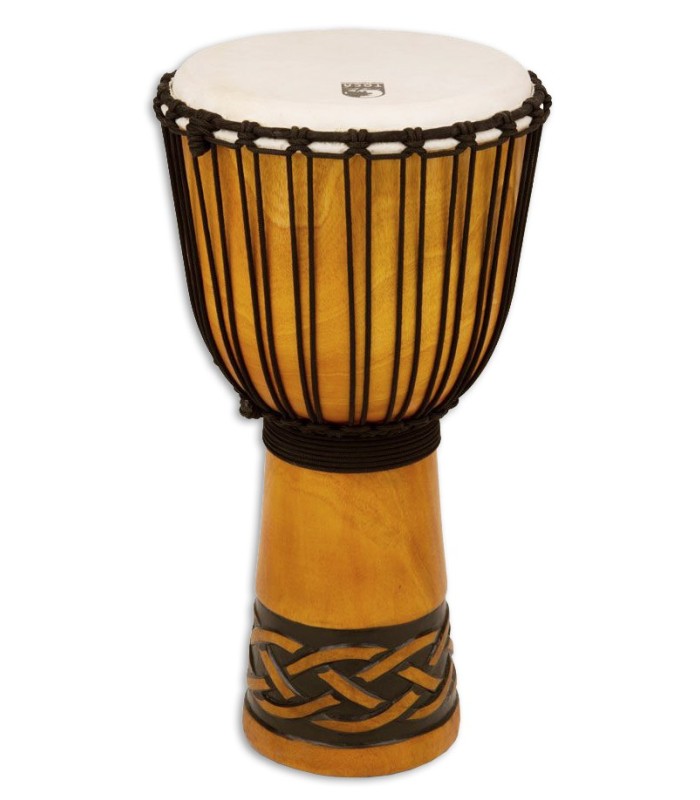 Photo of djembe Toca model Origins Series TODJ-12CK in wood and rope tuned