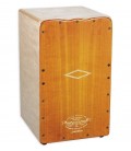Cajon Pepote modelo Jaleo com o tampo em amarelo