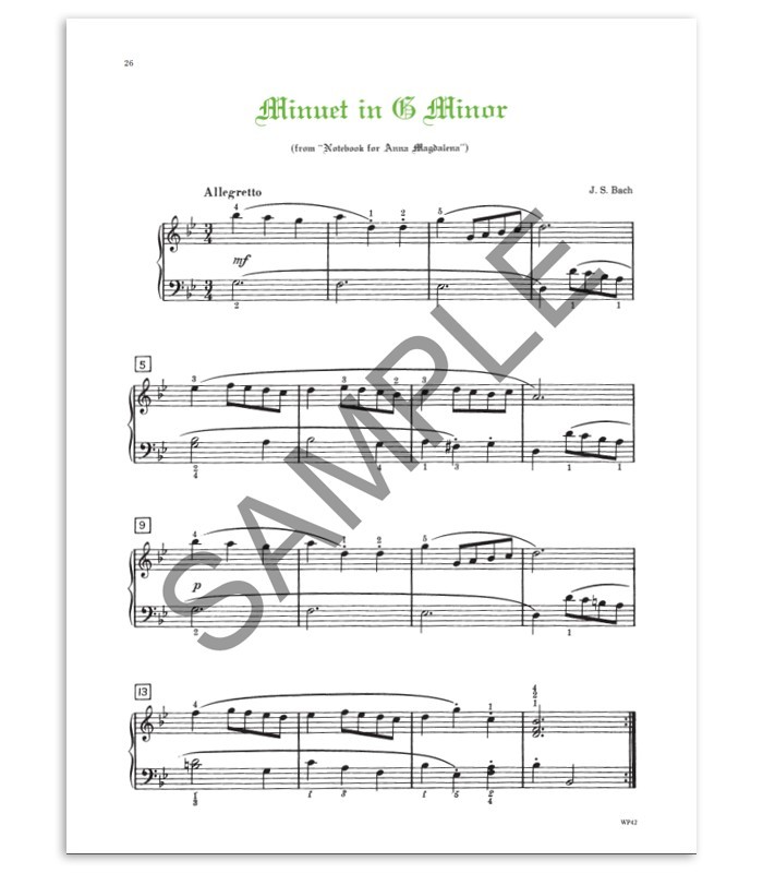 Amostra do livro Bastien Easy Piano Classics