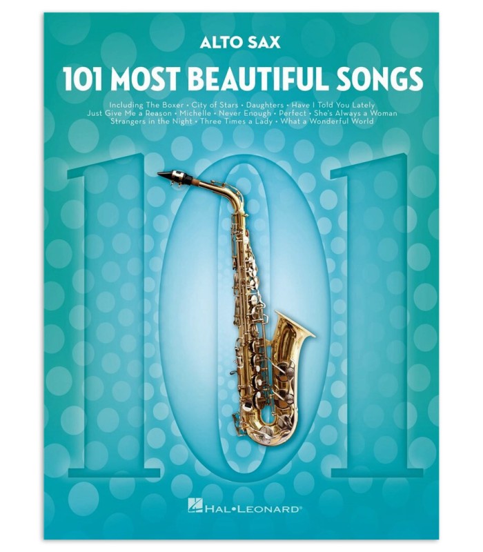 Capa do livro 101 Most Beautiful Songs for Alto Saxophone