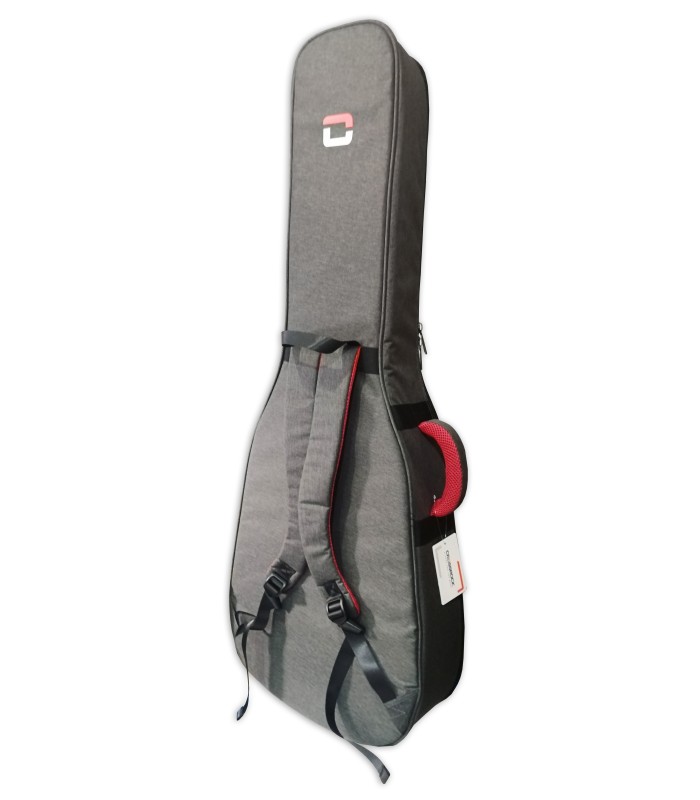 Back and straps of the bag Crossrock model CRSG207DGY