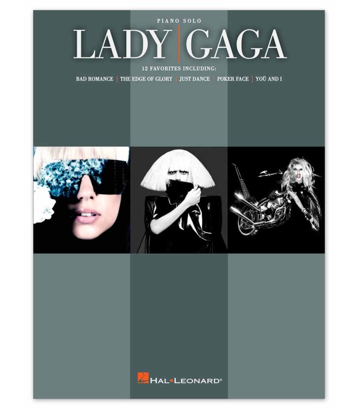 Capa do livro Lady Gaga 12 Favourites Piano Solo HL