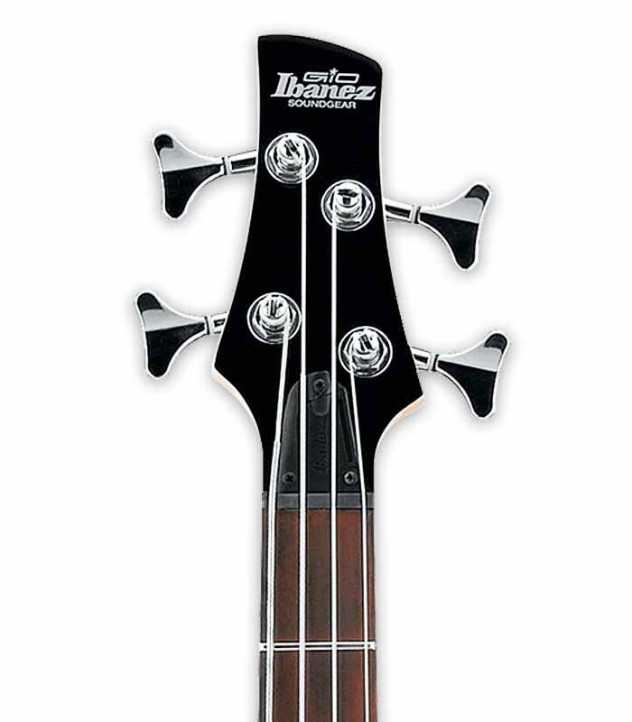 Head of the bass guitar Ibanez model GSR180 BK