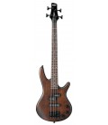 Guitarra bajo Ibanez modelo GSRM20B WNF de 4 cuerdas con acabado Walnut Flat
