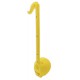 Espalda del otamatone modelo Original amarillo