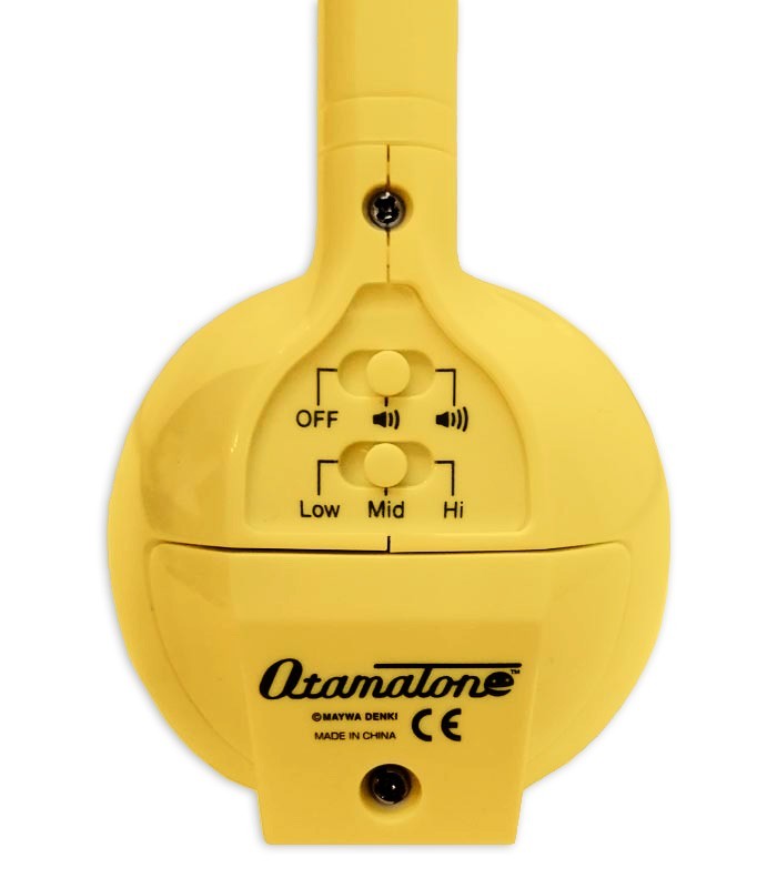 Controles del otamatone modelo Original amarillo