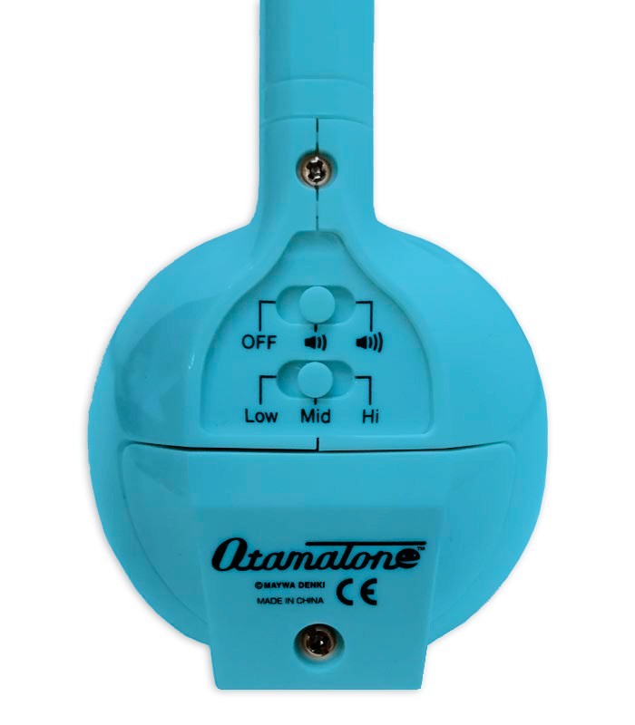 Controlos do otamatone modelo Original azul