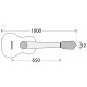 Measurements of the classical guitar APC model 1N CW OP