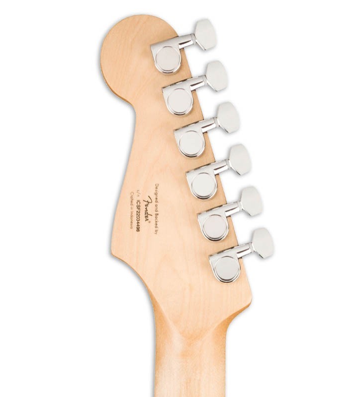 Carrilhão da guitarra elétrica Fender Squier modelo Sonic Strat IL Ultraviolet