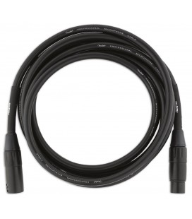Cabo para microfone Fender modelo Profissional XLR XLR com 3 metros de comprimento