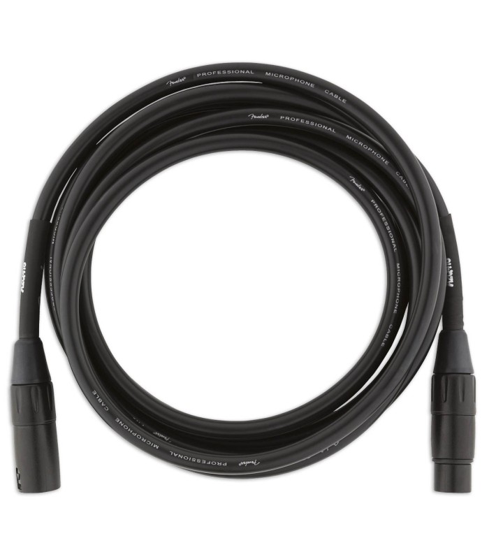 Cable para microfono Fender modelo Profissional XLR XLR con 3 metros de longitud