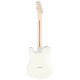 Back of the electric guitar Fender Squier model Affinity Telecaster Olympic White
