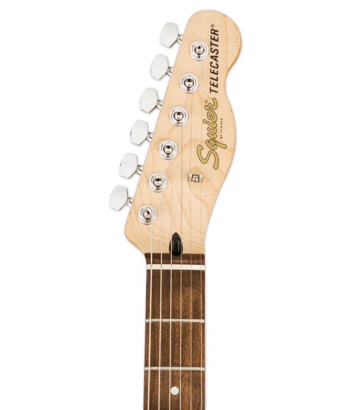 Cabeça da guitarra eléctrica Fender Squier modelo Affinity Telecaster Olympic White