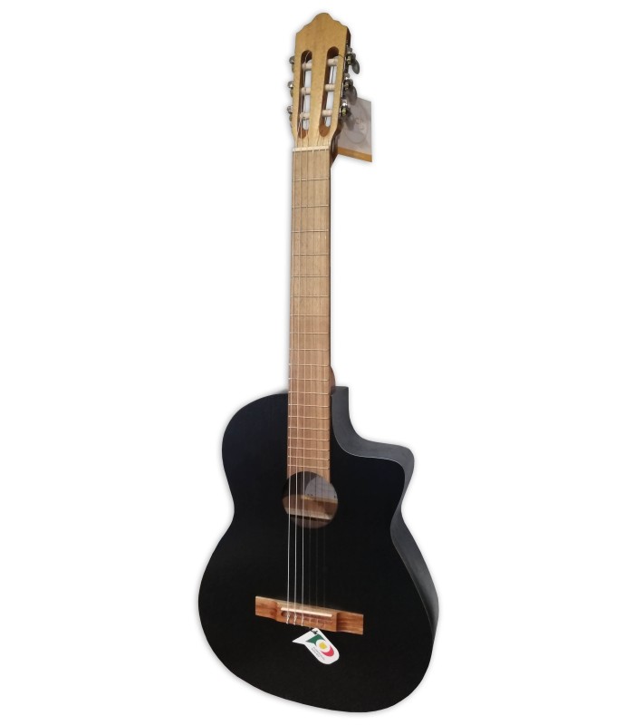 Guitarra clásica APC modelo 1N CW OP con preamp y con acabado negro