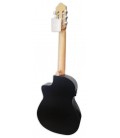Fundo e ilhargas da guitarra clássica APC modelo 1N CW OP preta