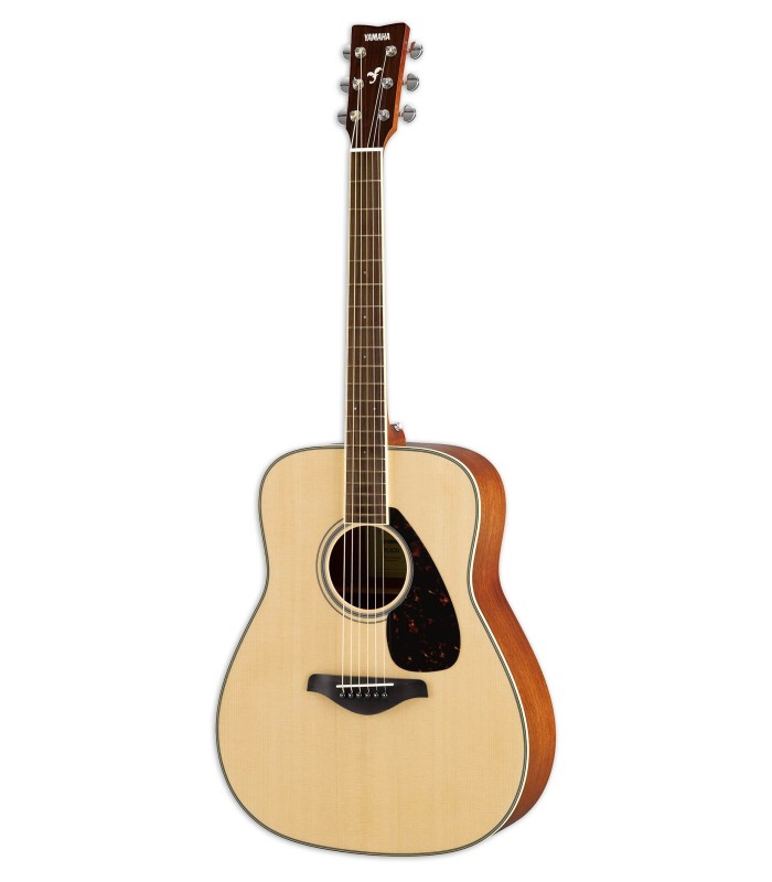 Guitarra folk Yamaha modelo FG820 Abeto Mogno com acabamento natural