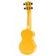 Fundo e ilhargas do ukulele soprano Mahalo modelo MR1YW amarelo