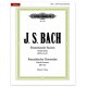 Capa do livro Bach Suites Francesas e Abertura Francesa da editora Edition Peters