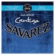 Capa da embalagem do jogo de cordas Savarez modelo 510 AJ Cantiga de tensão alta para guitarra clássica