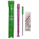 Soprano recorder Hohner model 9508VI Melody Line soprano in violet color and with accessories