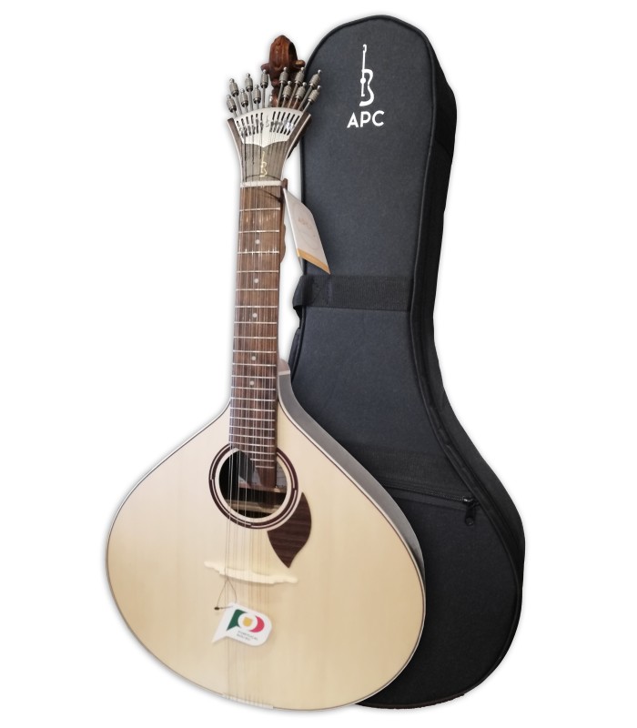Guitarra portuguesa APC modelo 312LS de luxo com estojo