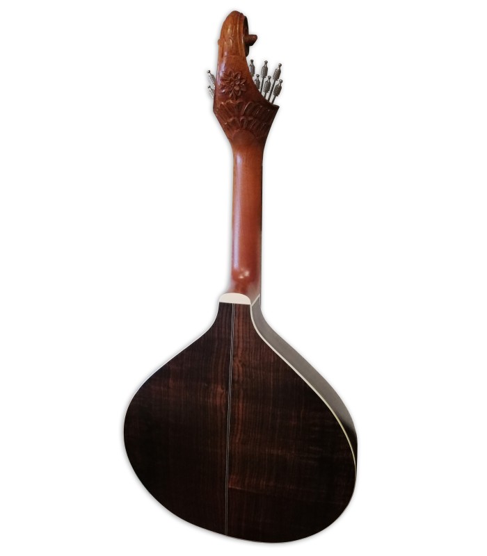 Fondo y aros en palisandro macizo de la guitarra portuguesa APC 312LS de lujo
